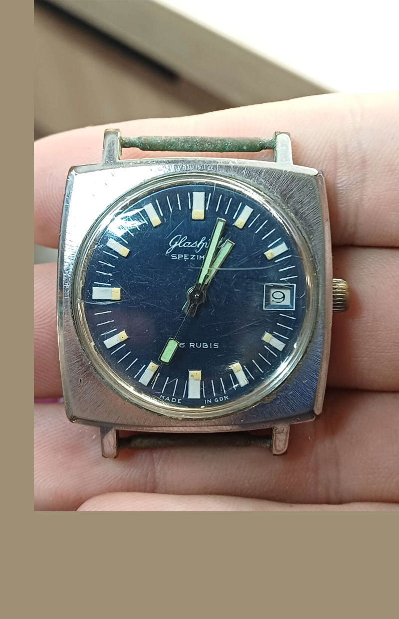 RENOWACJA MĘSKIEGO ZEGARKA glashutte