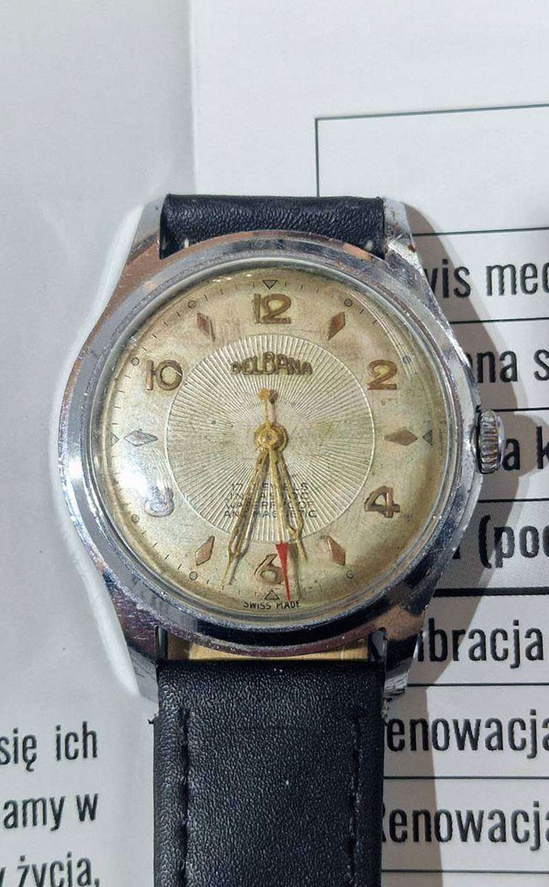 RENOWACJA MĘSKIEGO ZEGARKA DELBANA