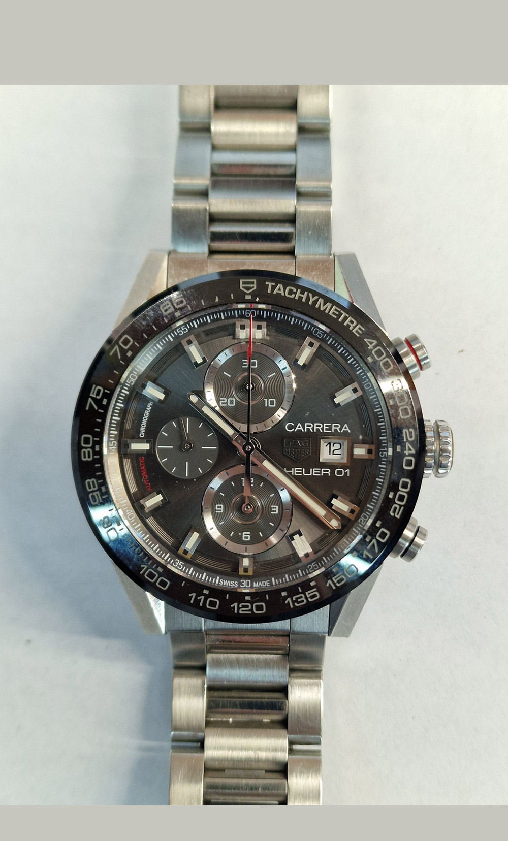 SERWIS MECHANIZMU ZEGARKA TAG HEUER CARRERA CALIBRE HEUER 01 CHRONOGRAPH - NAPRAWA ZEGARKÓW