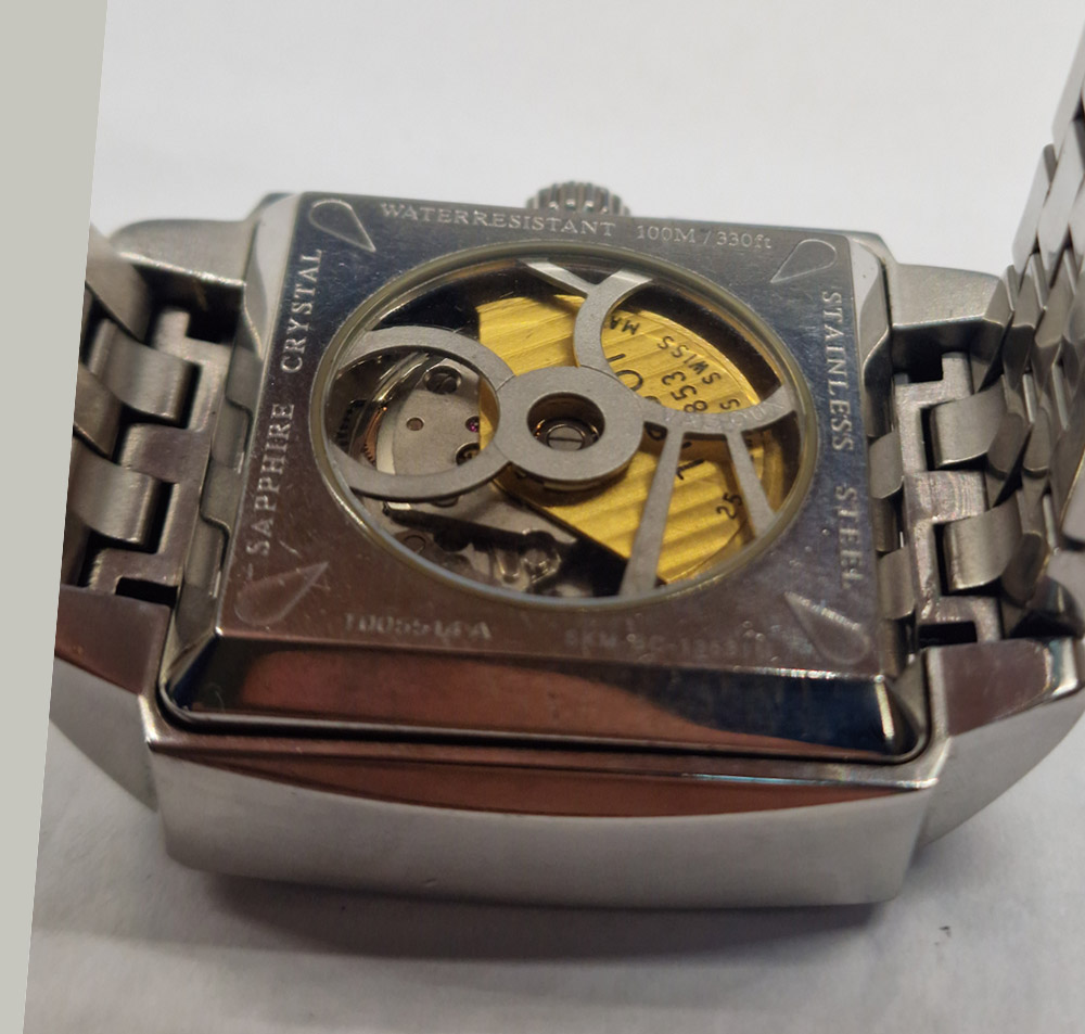 POLERWOANIE ZEGARKA TISSOT QUADRATO AUTOMATIC CHRONO VALJOUX