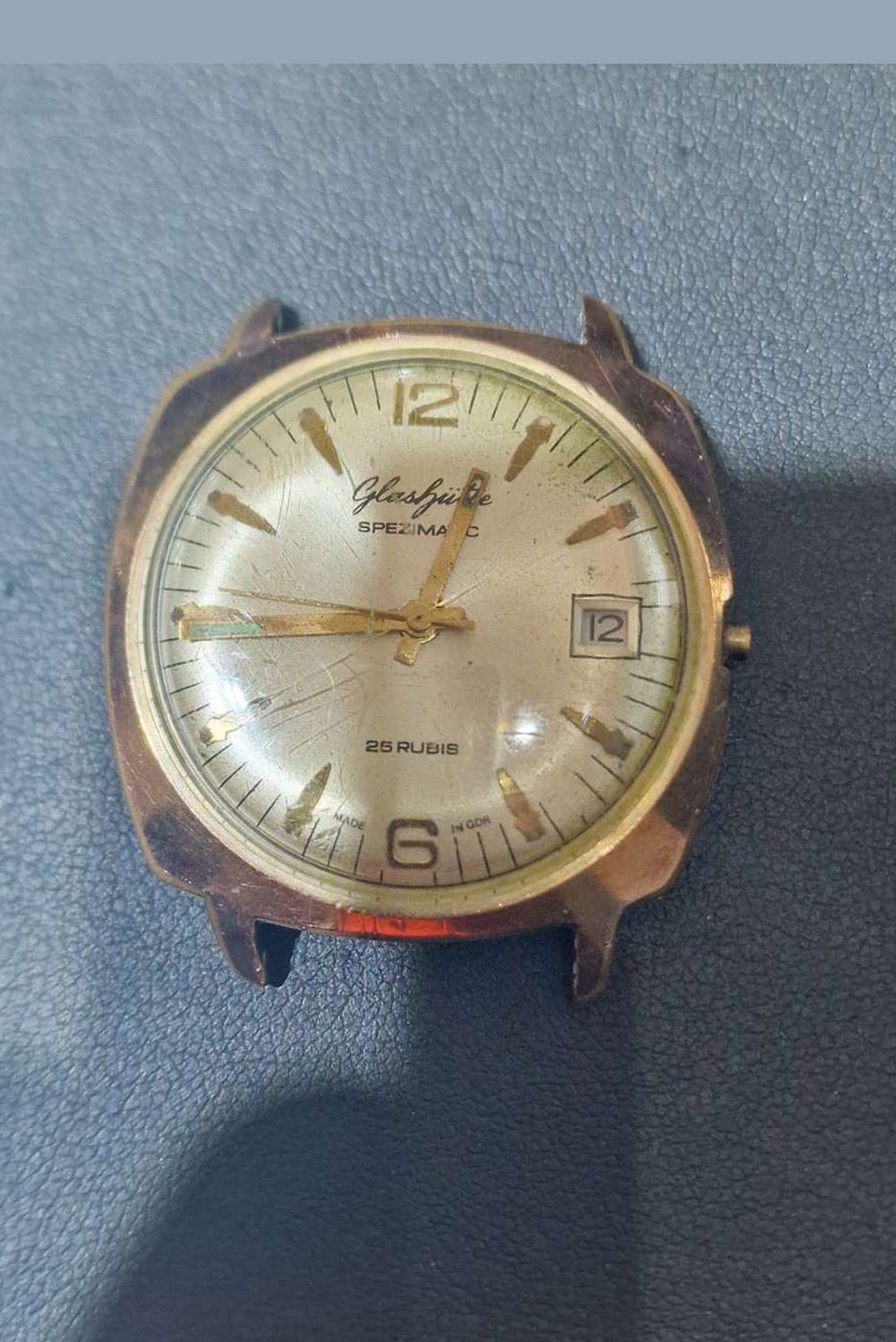 RENOWACJA MĘSKIEGO ZEGARKA GLASHUTTE