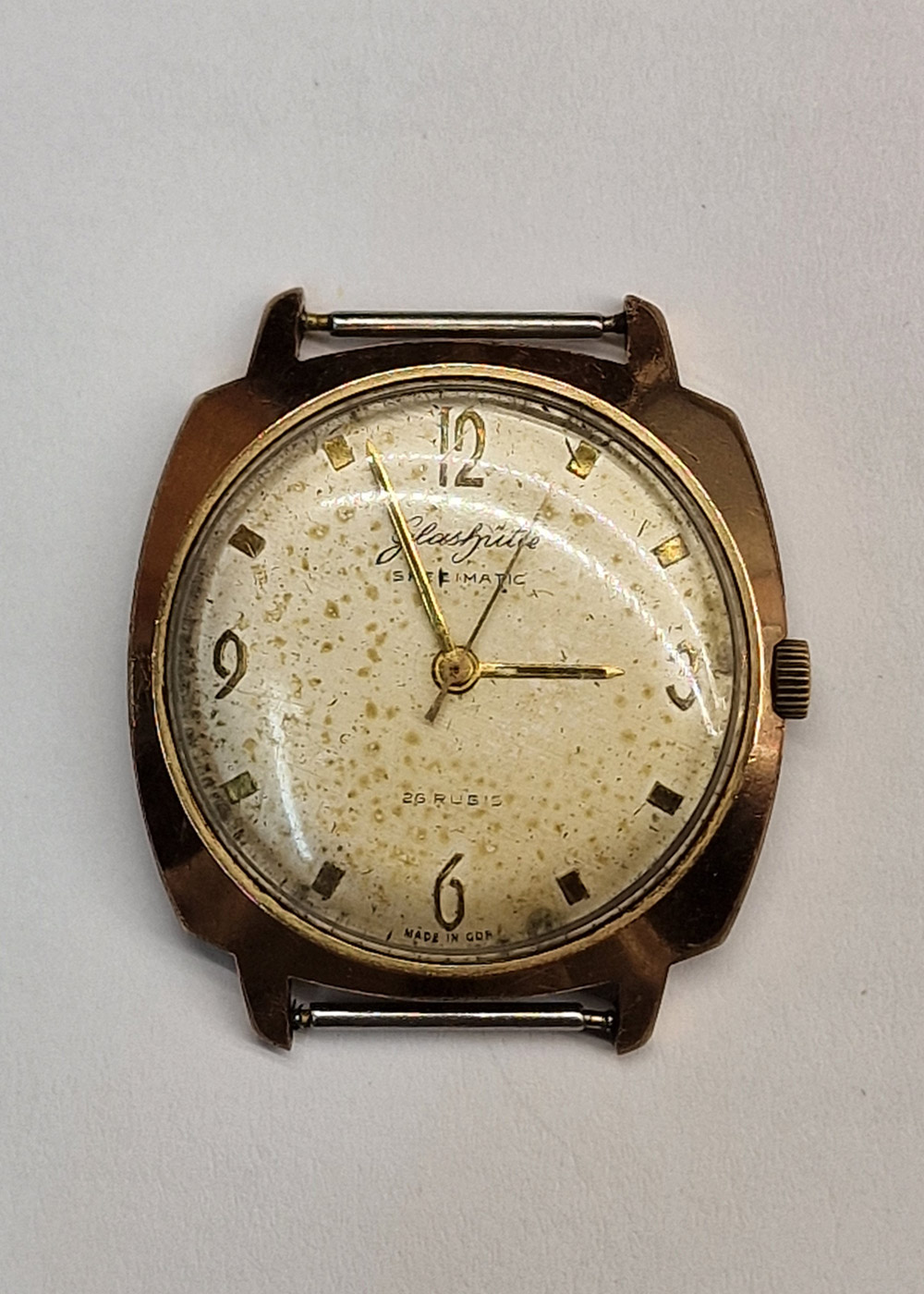RENOWACJA MĘSKIEGO ZEGARKA Glashutte