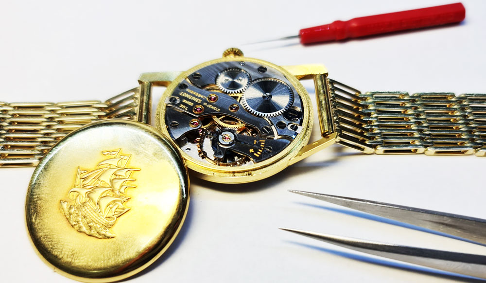 RENOWACJA MĘSKIEGO ZEGARKA LONGINES