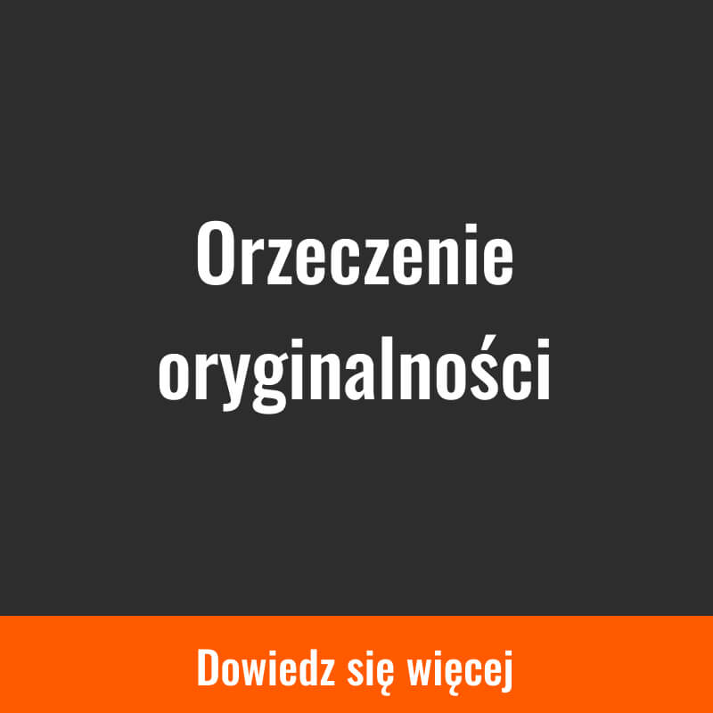 Orzeczenie oryginalności zegarków