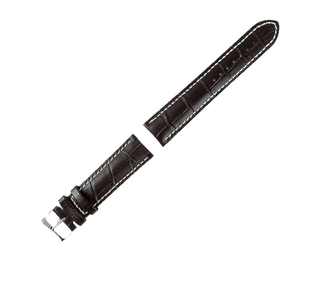 Brązowy pasek do zegarka skórzany 01820218S-18mm