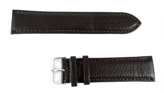 Brązowy pasek do zegarka skórzany 0074L0218S-18mm