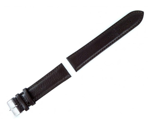 Brązowy pasek do zegarka skórzany 0074L0218S-18mm