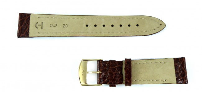 Brązowy pasek do zegarka skórzany PASK-0460220S-20mm