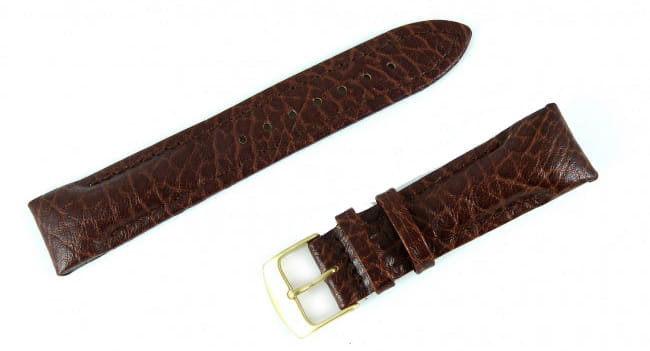 Brązowy pasek do zegarka skórzany PASK-0460220S-20mm