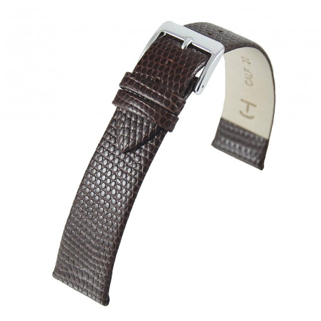 Brązowy pasek do zegarka skórzany 009802-12mm