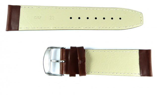Brązowy pasek do zegarka skórzany 00770218S-18mm