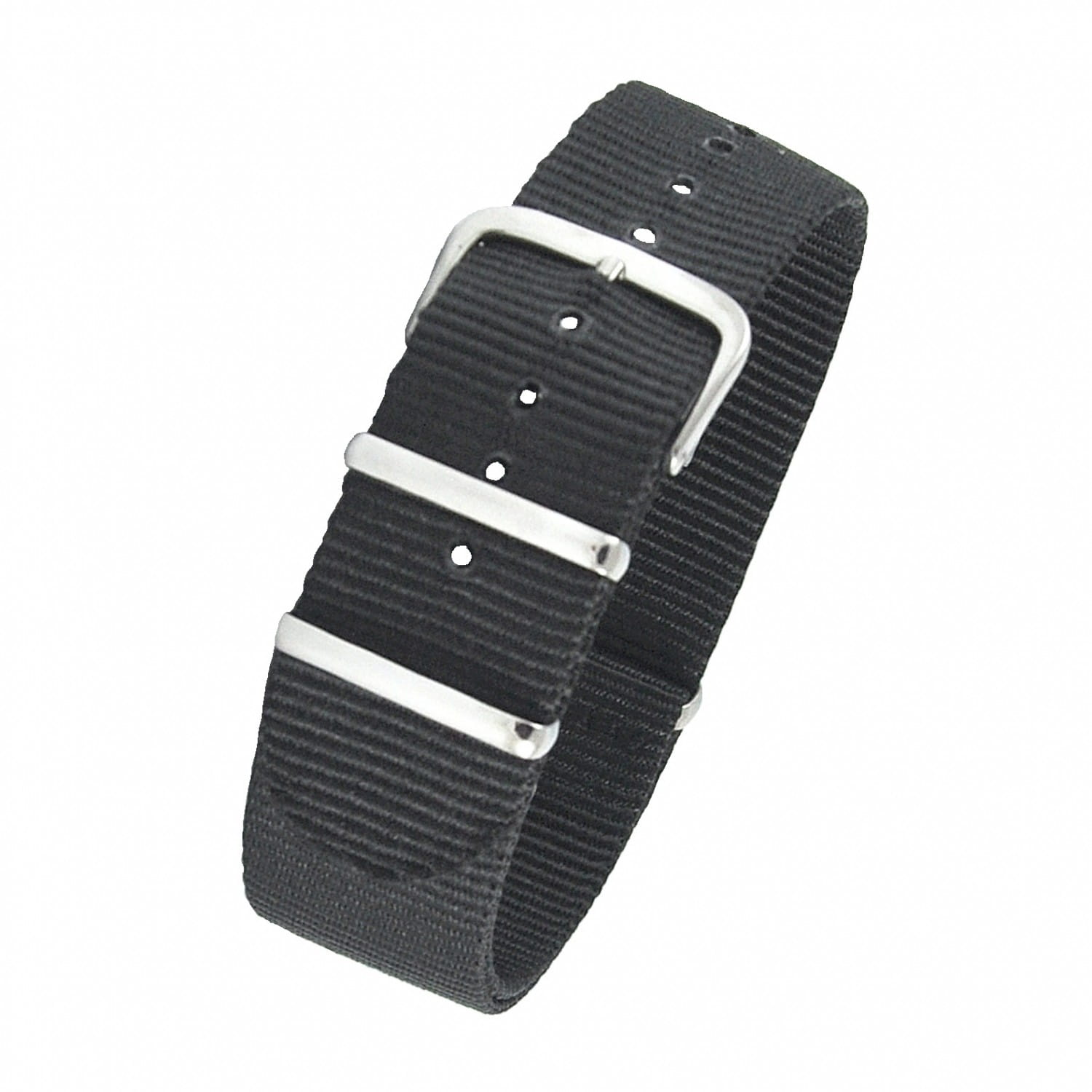 Czarny pasek parciany NATO 5101000118S-16mm