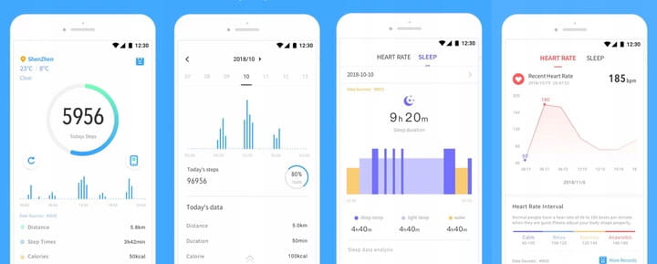 Zegarek RUBICON SMARTWATCH Damski Bluetooth srebrny na białym pasku