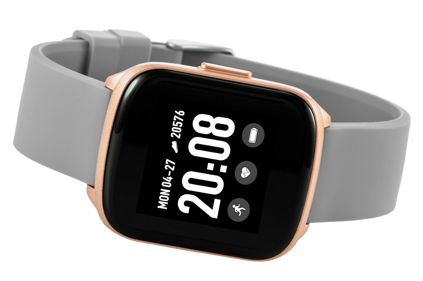 Zegarek RUBICON SMARTWATCH Męski Bluetooth szary silikon