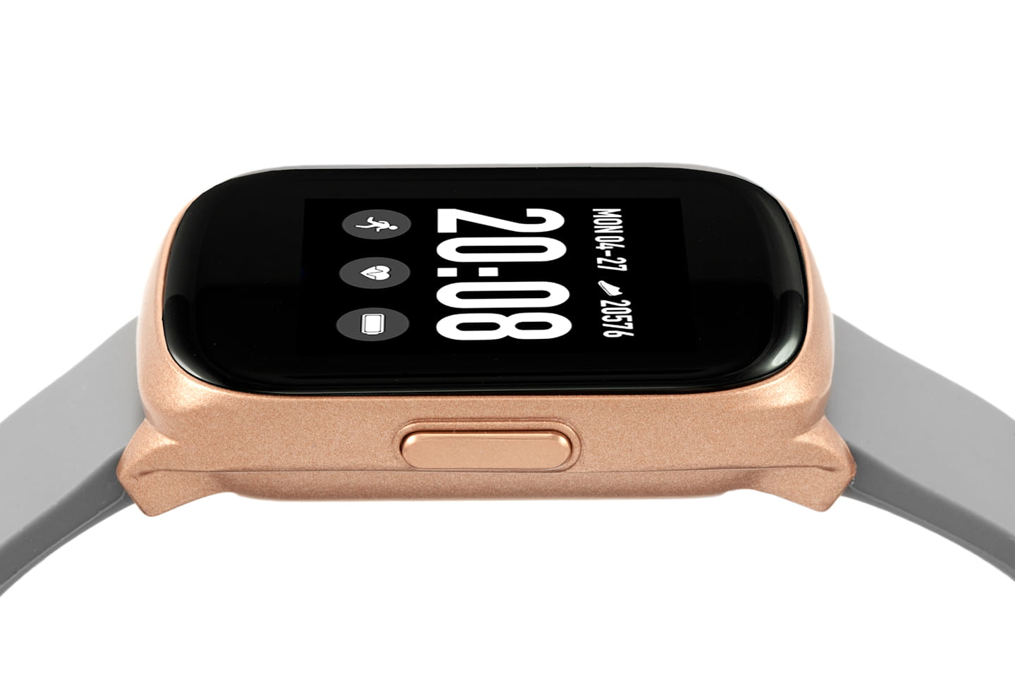 Zegarek RUBICON SMARTWATCH Męski Bluetooth szary silikon