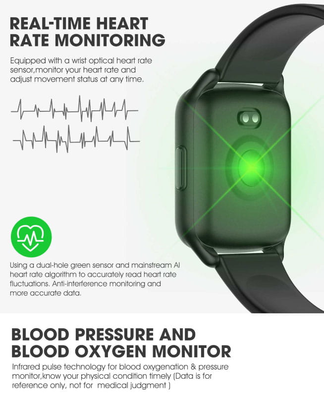 Zegarek RUBICON SMARTWATCH Męski Bluetooth szary silikon