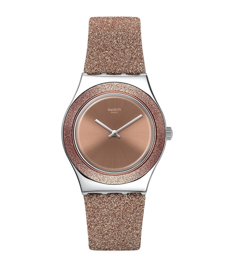Zegarek Swatch YLS220 IRONY MEDIUM ROSE SPARKLE