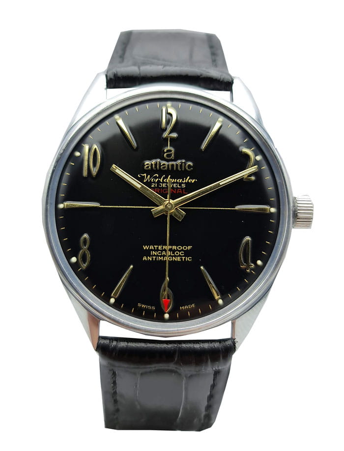 Vintage ATLANTIC Worldmaster - czarna tarcza
