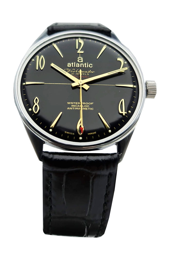 Vintage ATLANTIC Worldmaster - czarna tarcza
