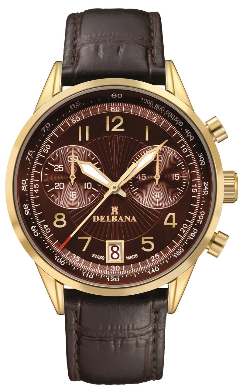 Zegarek Delbana Retro Chronograph 42601.672.6.104 (426016726104)
