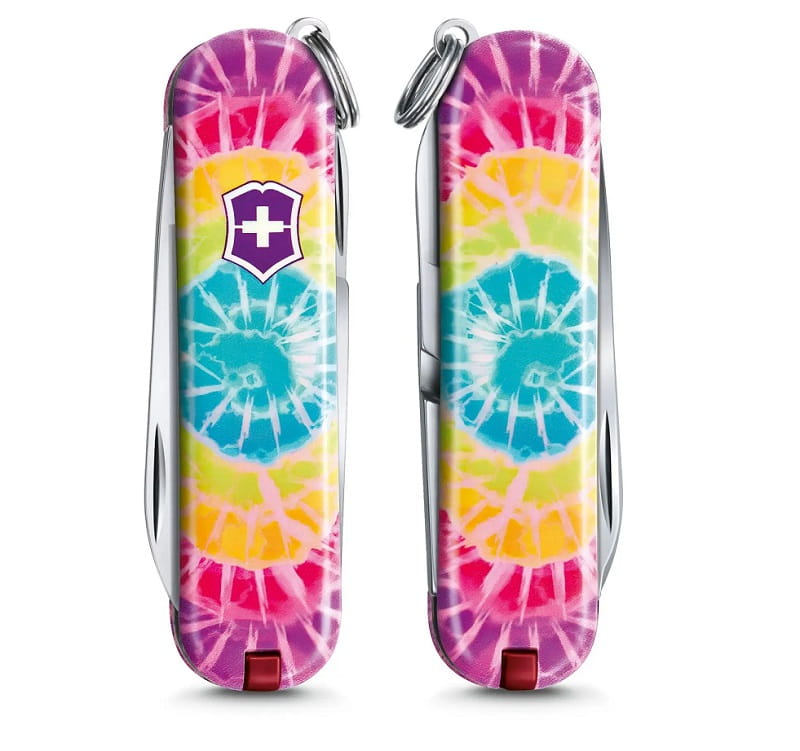 Nóż Victorinox Classic 0.6223.L2103 Limited Edition 2021 Mały scyzoryk  „Wzory świata - Tie Dye” 06223L2103