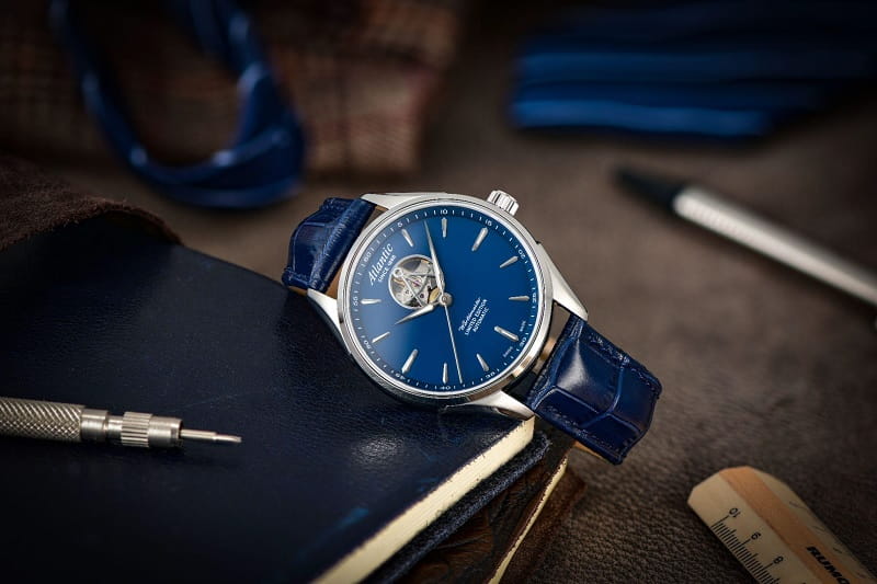 Zegarek Atlantic 52780.41.51 WORLDMASTER OPEN HEART LIMITED EDITION 2022 527804151