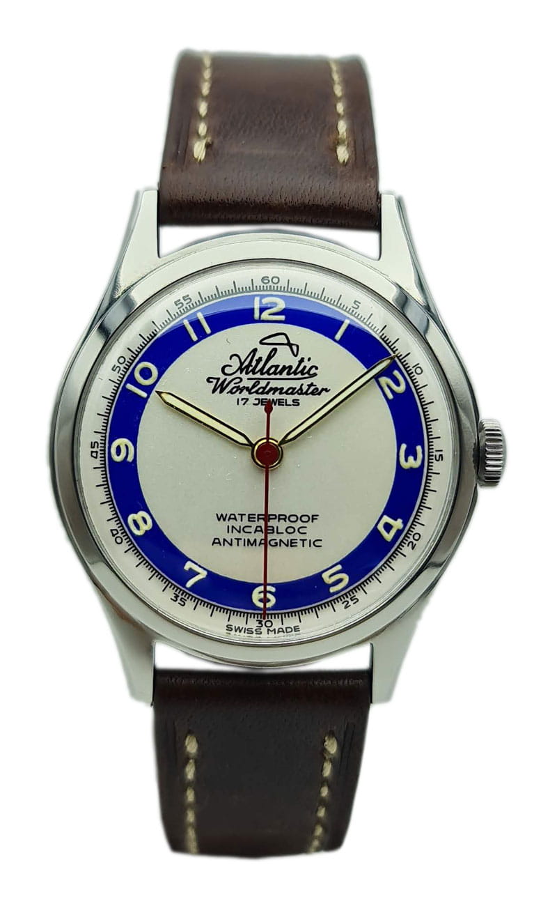 Zegarek męski ATLANTIC Worldmaster Blue Ring