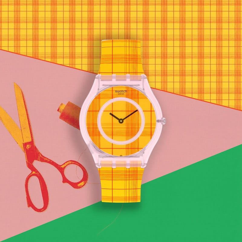 Zegarek Swatch SS08Z105 SKIN FIRE MADRAS 01