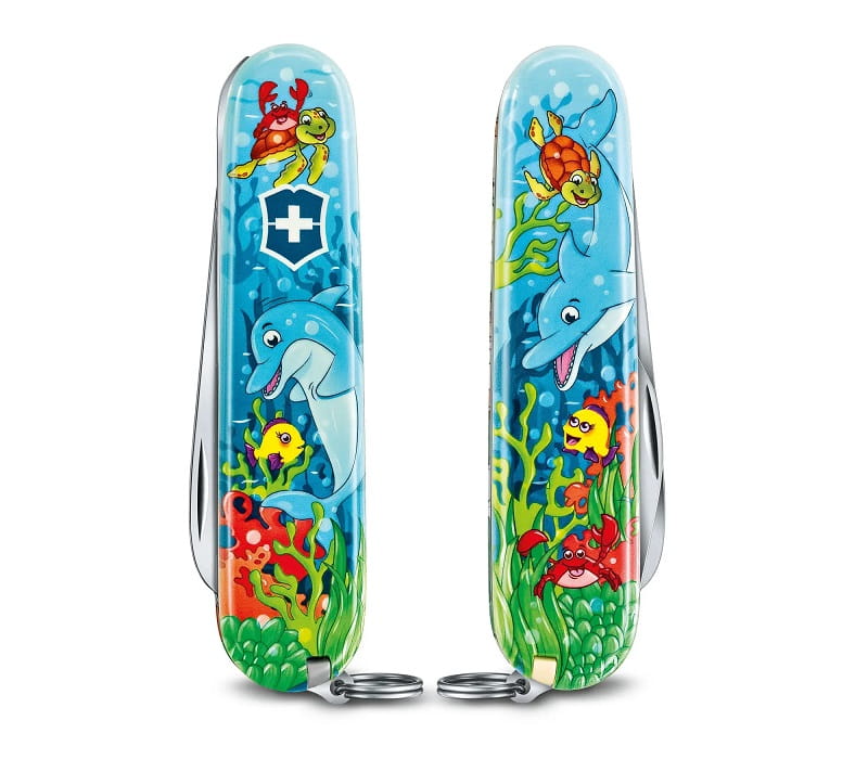 Nóż Victorinox My First Victorinox Edycja Zwierzęca 0.2373.E1 Scyzoryk średniej wielkości dla dzieci 02373E1