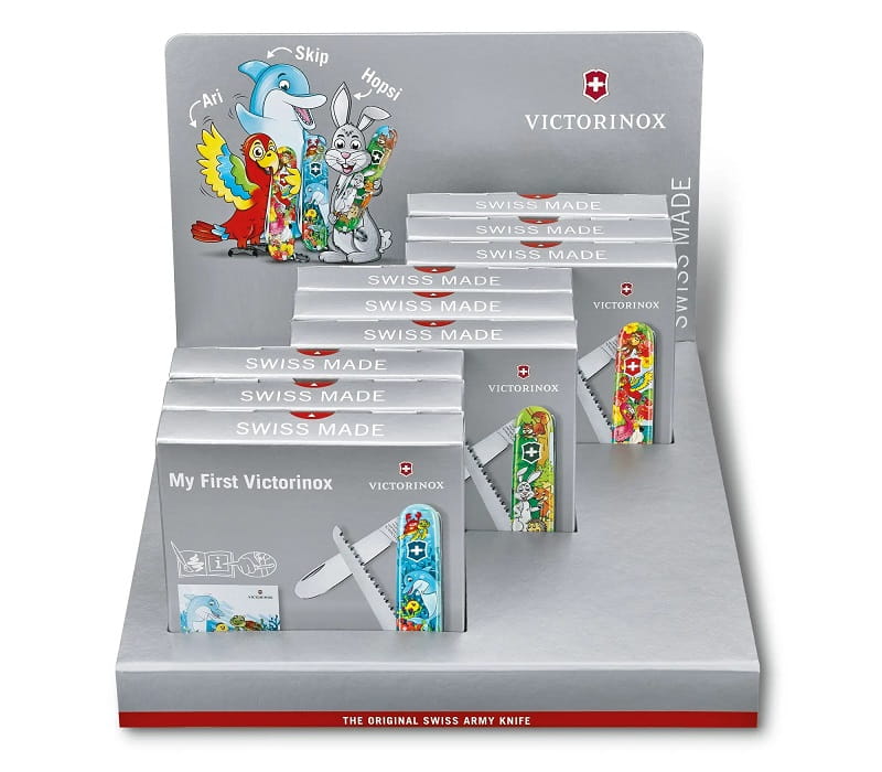 Nóż Victorinox My First Victorinox Edycja Zwierzęca 0.2373.E1 Scyzoryk średniej wielkości dla dzieci 02373E1
