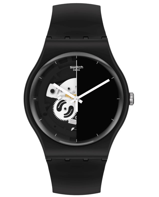 Zegarek Swatch SO32B107 NEW GENT LIVE TIME BLACK