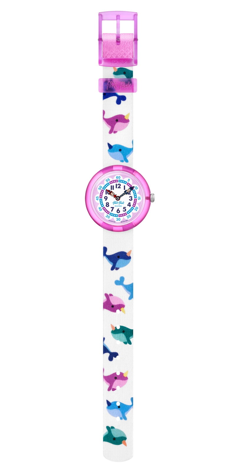 Zegarek Flik Flak Magical Ocean WHALE-ICORN FBNP180