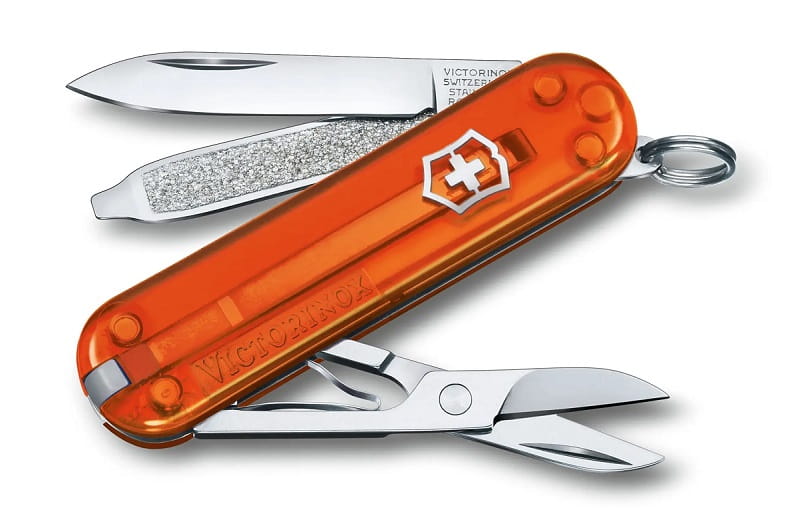 Nóż Victorinox Classic Colors 0.6223.T82G Mały scyzoryk  Fire Opal 06223T82G