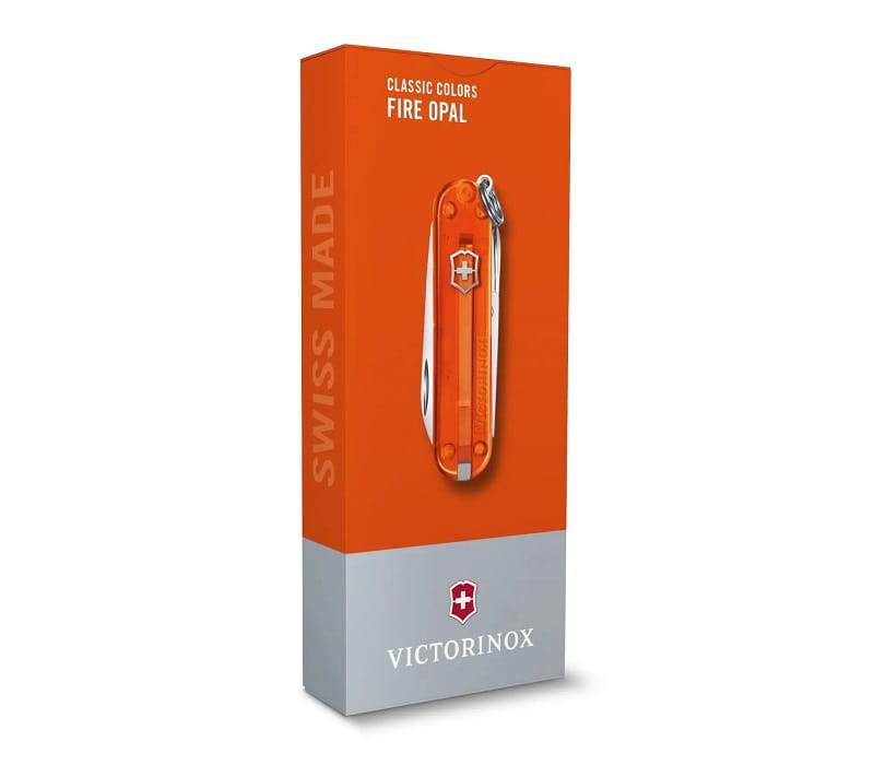Nóż Victorinox Classic Colors 0.6223.T82G Mały scyzoryk  Fire Opal 06223T82G