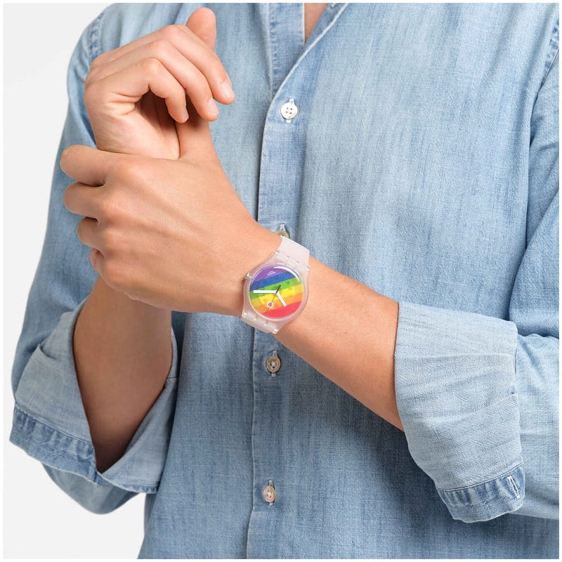 Zegarek Swatch SO29K701 NEW GENT STRIPE FIERCE