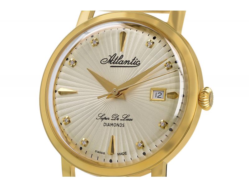 Zegarek Atlantic 29355.45.37 SUPER DE LUX DIAMONDS 293554537