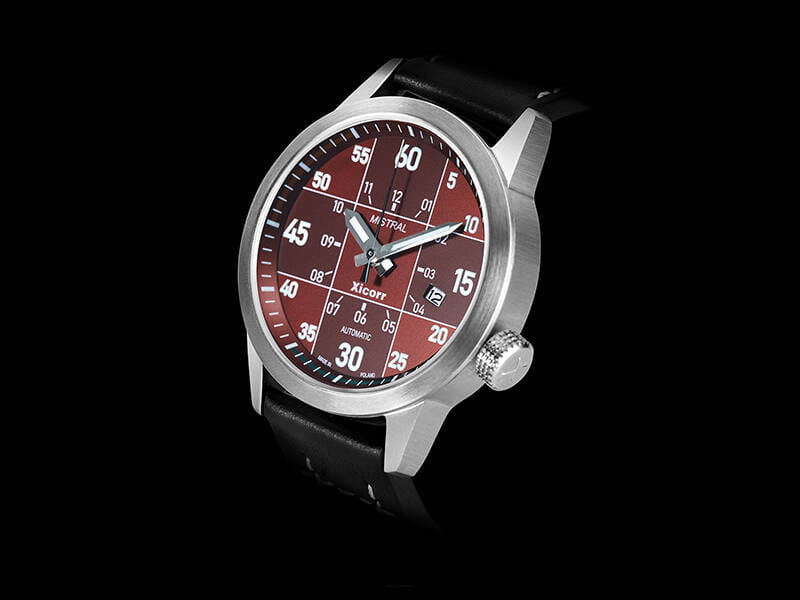 Zegarek Xicorr Mistral BordeauX X0621