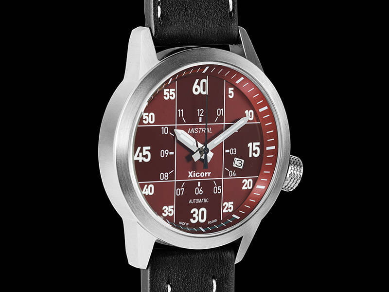 Zegarek Xicorr Mistral BordeauX X0621