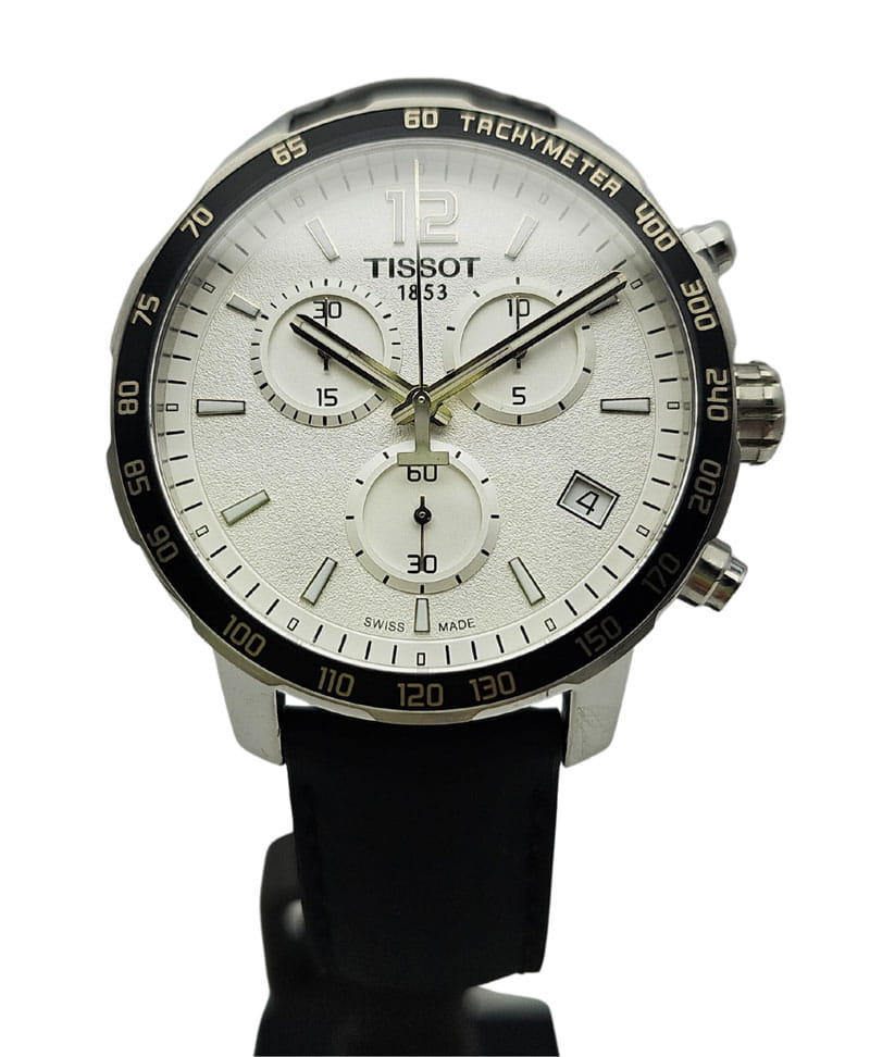 UŻYWANY ZEGAREK TISSOT QUICKSTER CHRONO NBA MIAMI HEAT T095.417.17.037.08