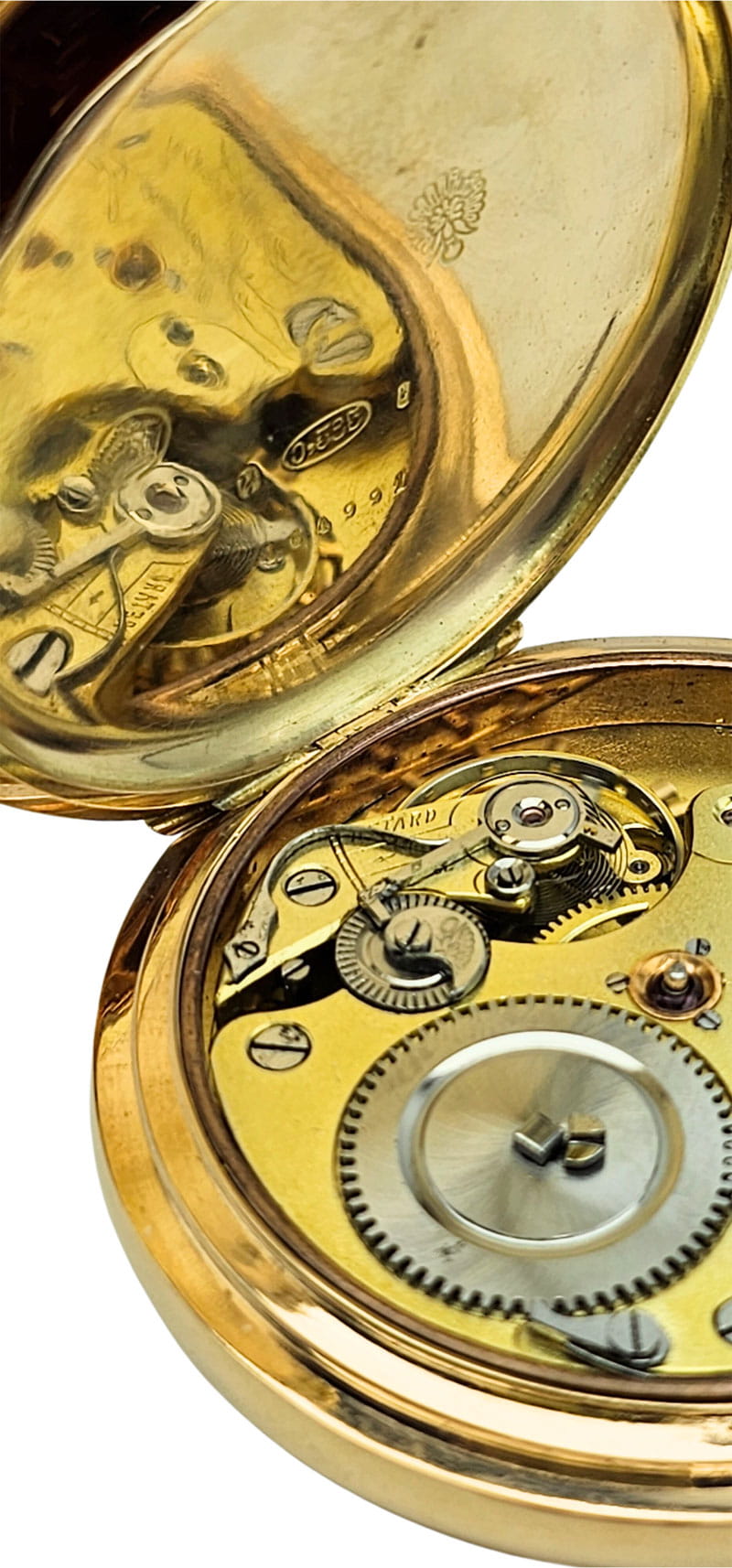 ZŁOTY KIESZONKOWY KRYTY GLASHUTTE SYSTEM 14K LOKATA