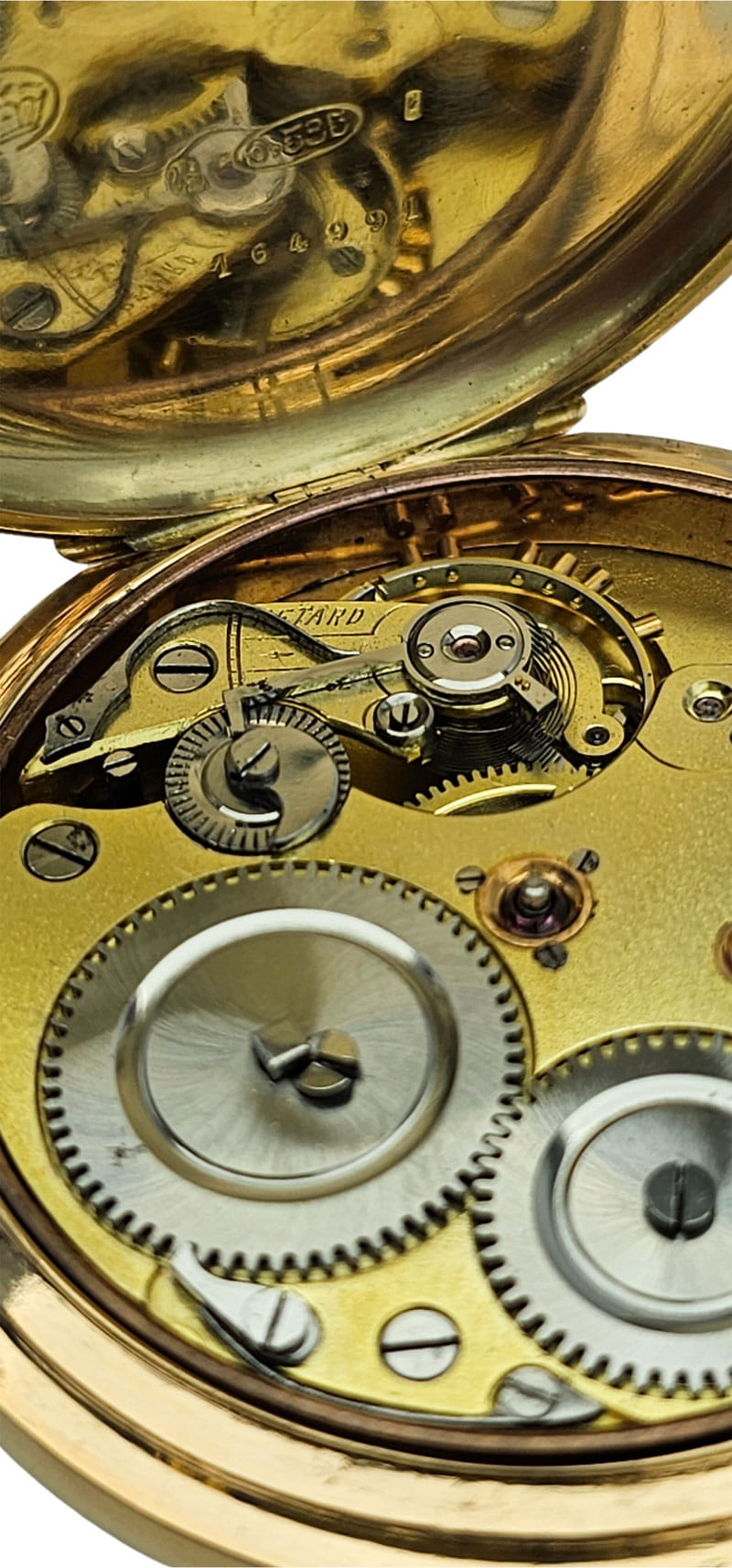 ZŁOTY KIESZONKOWY KRYTY GLASHUTTE SYSTEM 14K LOKATA