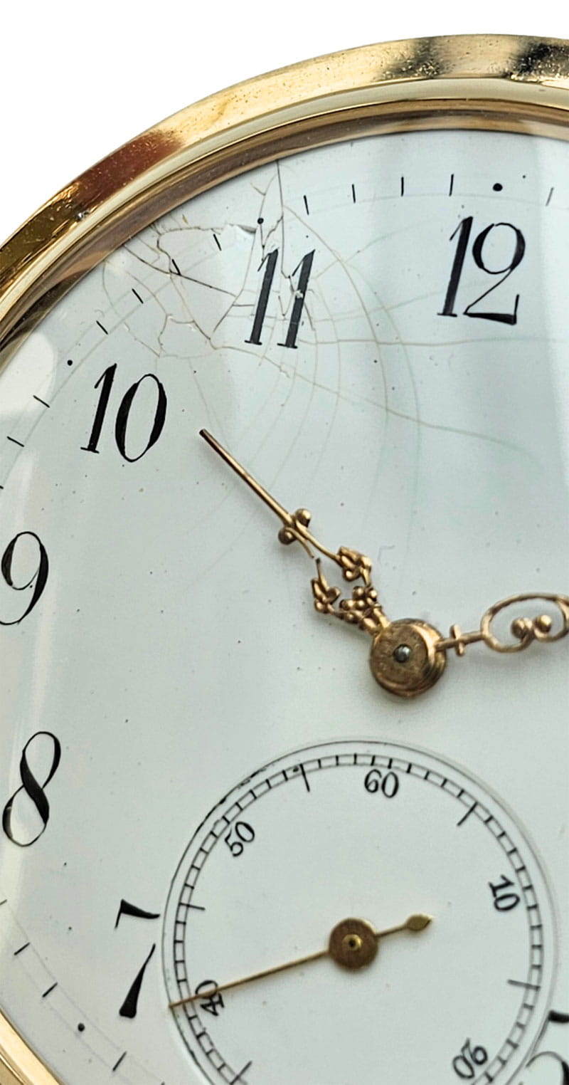 ZŁOTY KIESZONKOWY KRYTY GLASHUTTE SYSTEM 14K LOKATA