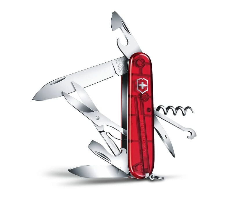 Nóż Victorinox Climber 1.3703.T Czerwony scyzoryk średniej wielkości Climber 13703T