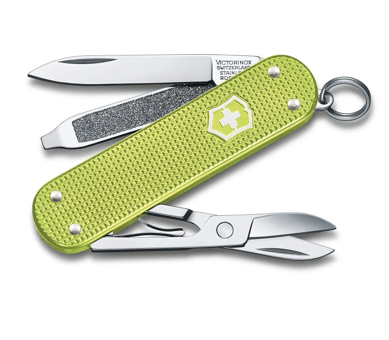 Nóż Victorinox Classic Alox 0.6221.241G Mały scyzoryk z rękojeścią Alox  06221241G