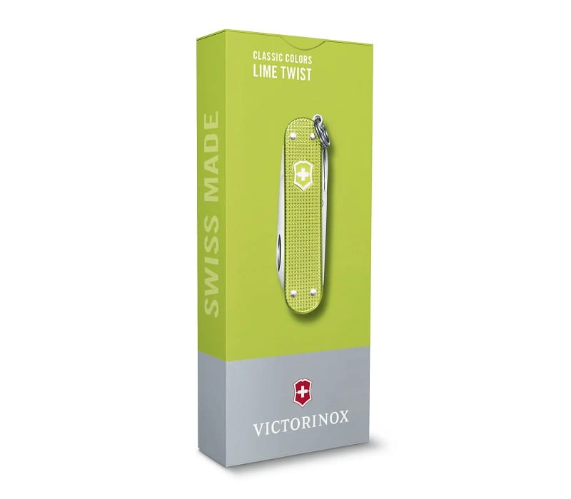 Nóż Victorinox Classic Alox 0.6221.241G Mały scyzoryk z rękojeścią Alox  06221241G