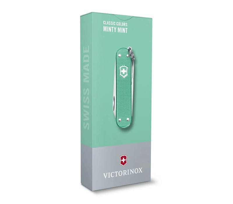 Nóż Victorinox Classic Alox 0.6221.221G Mały scyzoryk z rękojeścią Alox  06221221G