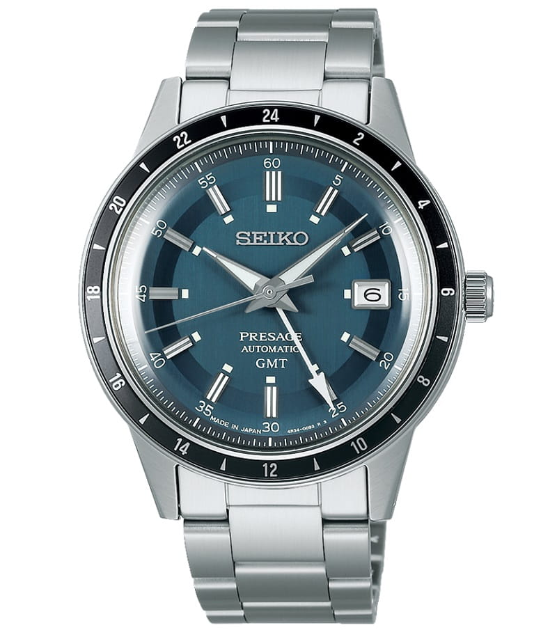 Zegarek Seiko Presage Automatic GMT Style 60's SSK009J1