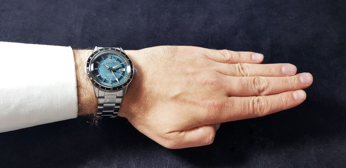 Zegarek Seiko Presage Automatic GMT Style 60's SSK009J1