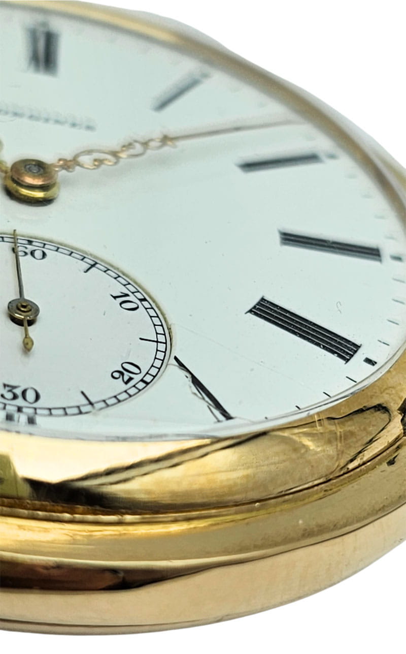 Używany Złoty kieszonkowy LONGINES z 1902 roku! IDEAŁ + ZŁOTA DEWIZKA
