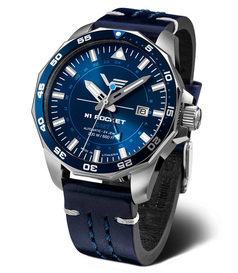 Zegarek Vostok Europe N-1 Rocket GMT Automatic NH34-225A712 (NH34225A712)